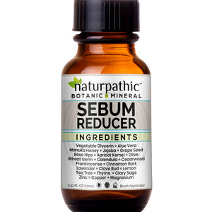 Sebum Reducer | Topical Treatment | Botanic + Mineral | Brush-On Applicator